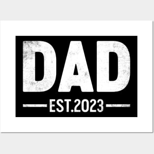 Dad Est 2023 Funny Father's Day Posters and Art